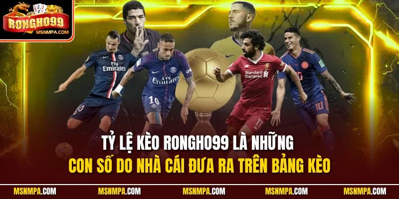Tỷ lệ kèo Rongho99 là những con số do nhà cái đưa ra trên bảng kèo